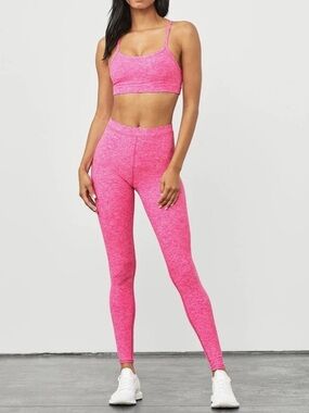 ALO Yoga Pink High-Waist Seamless Leggings